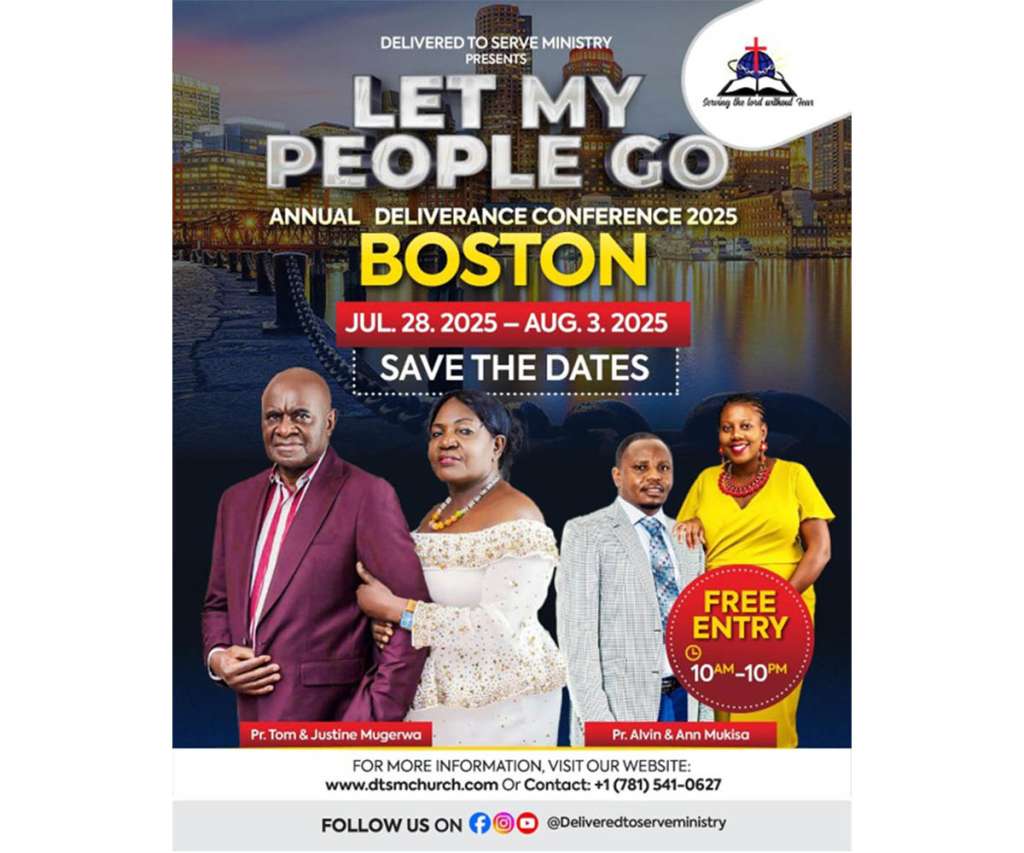 Let My People Go” – DTSM Annual Deliverance Conference 2025: Save the Dates for Boston!